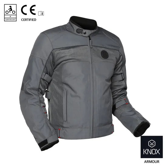 EXPLORER V3 JACKET-GREY - SHELL WITH ARMOR (LARGE)