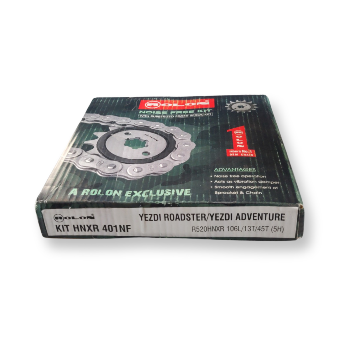 Yezdi Adventure / Roadster Rolon Chain Sprocket Normal Kit