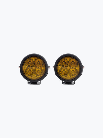 HJG 4 LED Cap Round Pair Foglight