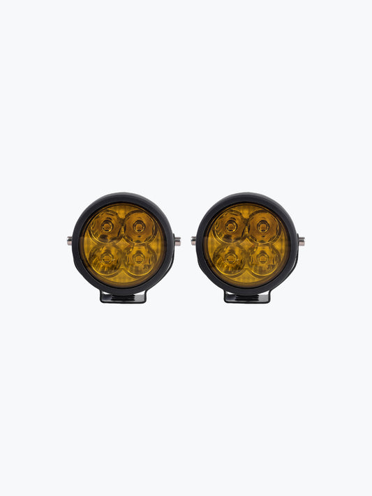 HJG 4 LED Cap Round Pair Foglight