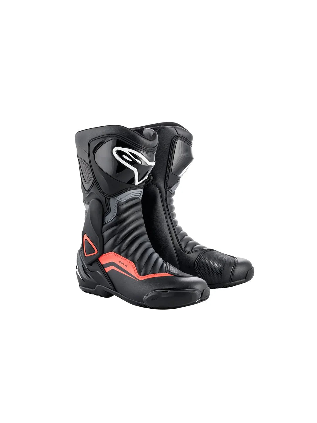 Alpinestars SMX-6 V2 Motorcycle Boots -Euro 44 Black/Orange