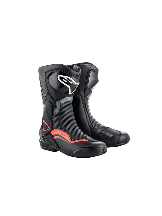 Alpinestars SMX-6 V2 Motorcycle Boots -Euro 44 Black/Orange