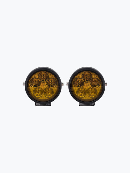 HJG 5 LED Cap Round Pair Foglight