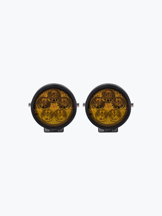 HJG 5 LED Cap Round Pair Foglight