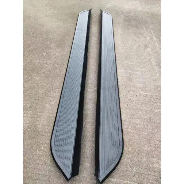 2 Pcs Fit for AUDI Q7 2006-2015 Running Board Side Step Nerf Bar Aluminium (With Brackets)