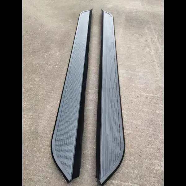 2 Pcs Fit for AUDI Q7 2006-2015 Running Board Side Step Nerf Bar Aluminium (With Brackets)