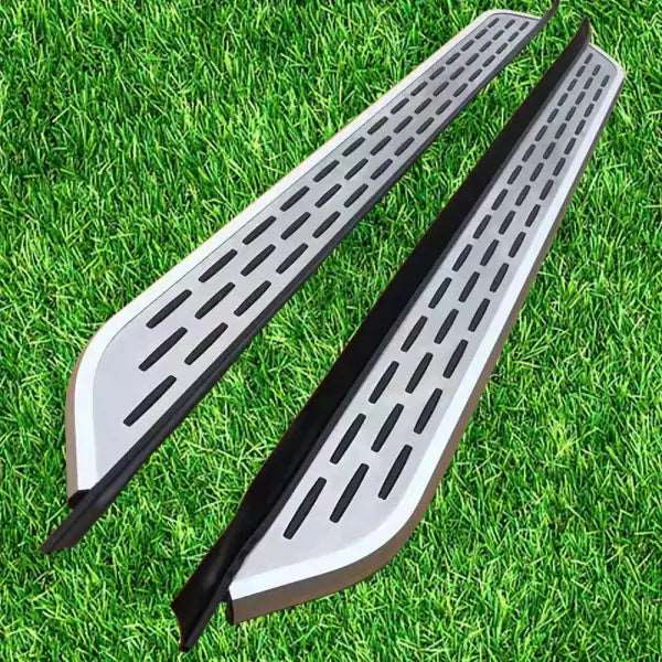 2 Pcs Fit for AUDI Q7 2016-2024 Running Board Side Step Nerf Bar Aluminium (With Brackets)