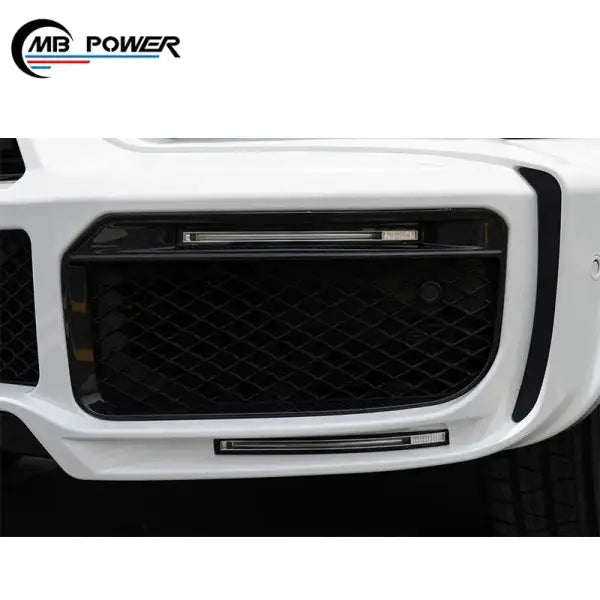 2019Y+ G-Class W464 W463A Fog Lights Cover with Led for Mercedes-Benz B700 B900 Bumper Lights Frame Bodykit Car