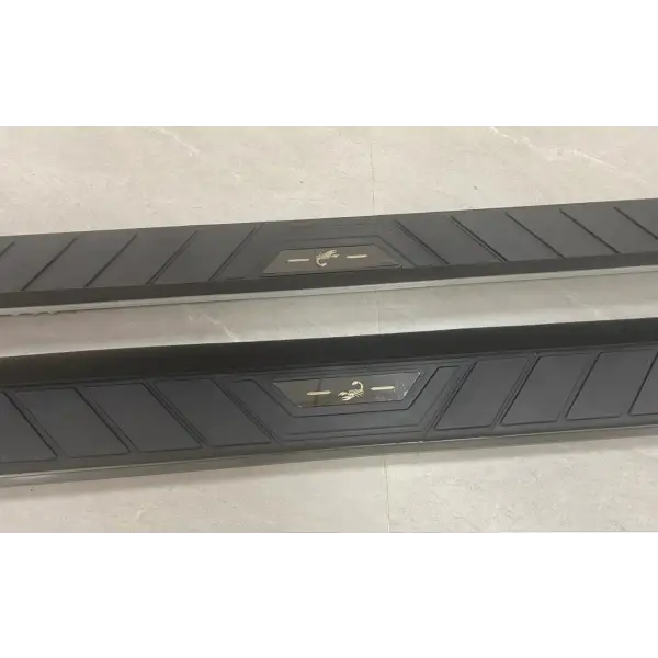 2Pcs Aluminium Stainless Steel Side Step Fits for Audi Q7 2006-2015 Running Board Side Step Nerf Bar Side Stair 2PCS