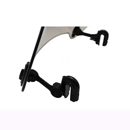 UNIVERSAL MOTORCYCLE WINDSHIELD EXTENDER (ADJUSTABLE SPOILER CLAMP ON WINDSHIELD DEFLECTOR)