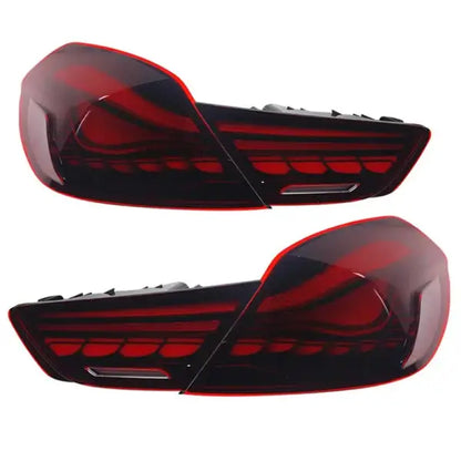 4Pcs Car LED Rear Tail Lights for BMW 6-Series F06 F12 F13 2010-2017 Modified LED Brake Reverse Turn Signal Taillight Assembly