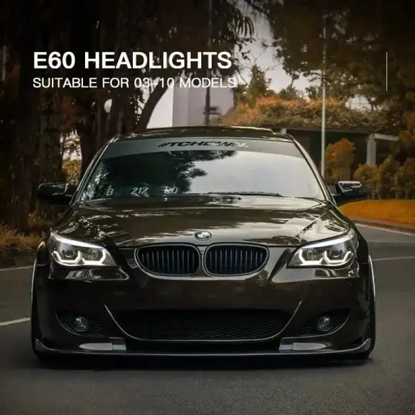 For BMW 5 Series E60 2003-2010 Car Headlight Assembly LED Lights Lamp DRL Signal Plug and Play