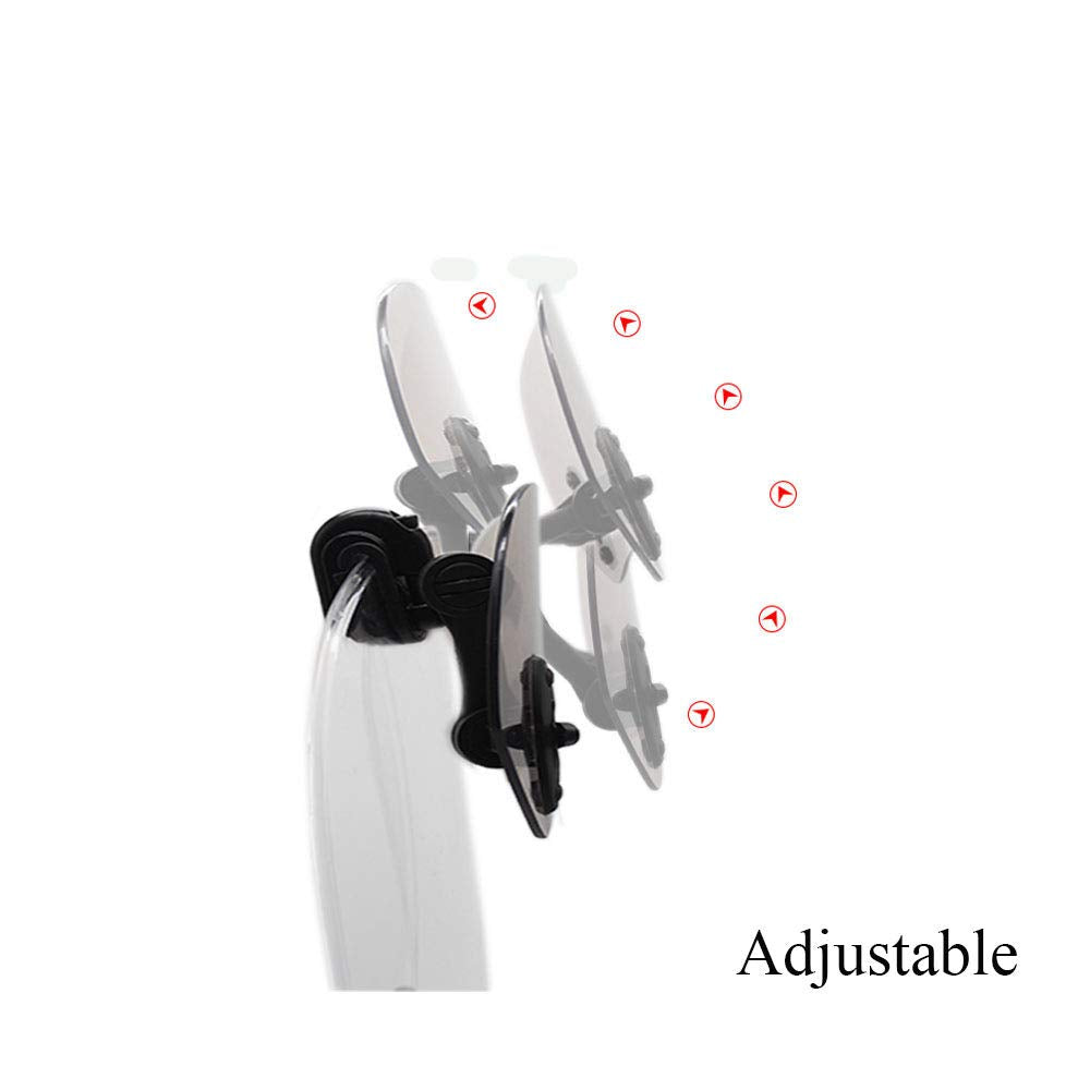 UNIVERSAL MOTORCYCLE WINDSHIELD EXTENDER (ADJUSTABLE SPOILER CLAMP ON WINDSHIELD DEFLECTOR)