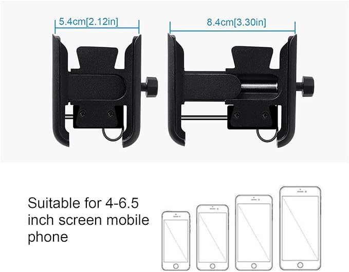 LGP Metal CNC Mobile Phone Holder Handlebar Mount Stand 360 Degree Rotational (WITHOUT CHARGER)