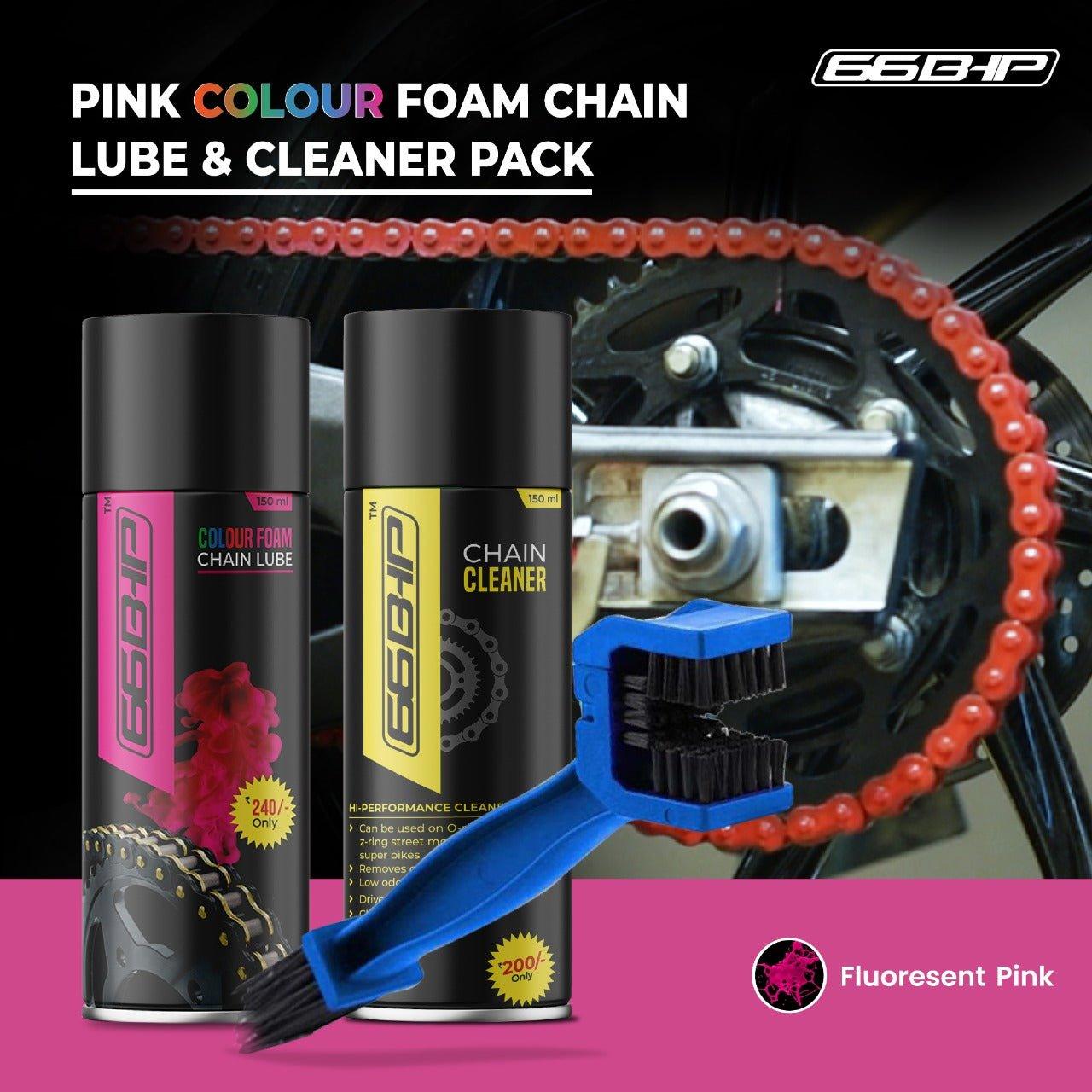 66Bhp Pink Chain Lube Set ( 150 ml)