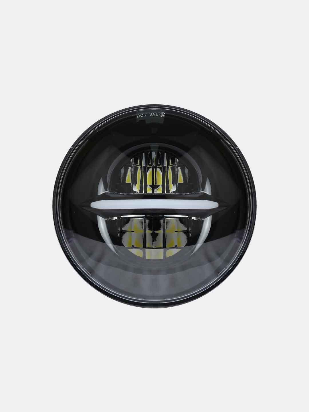 7 Inch LED Headlight With Centre Park Light