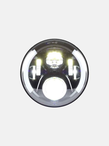 7 Inch LED Headlight With Side Park Light