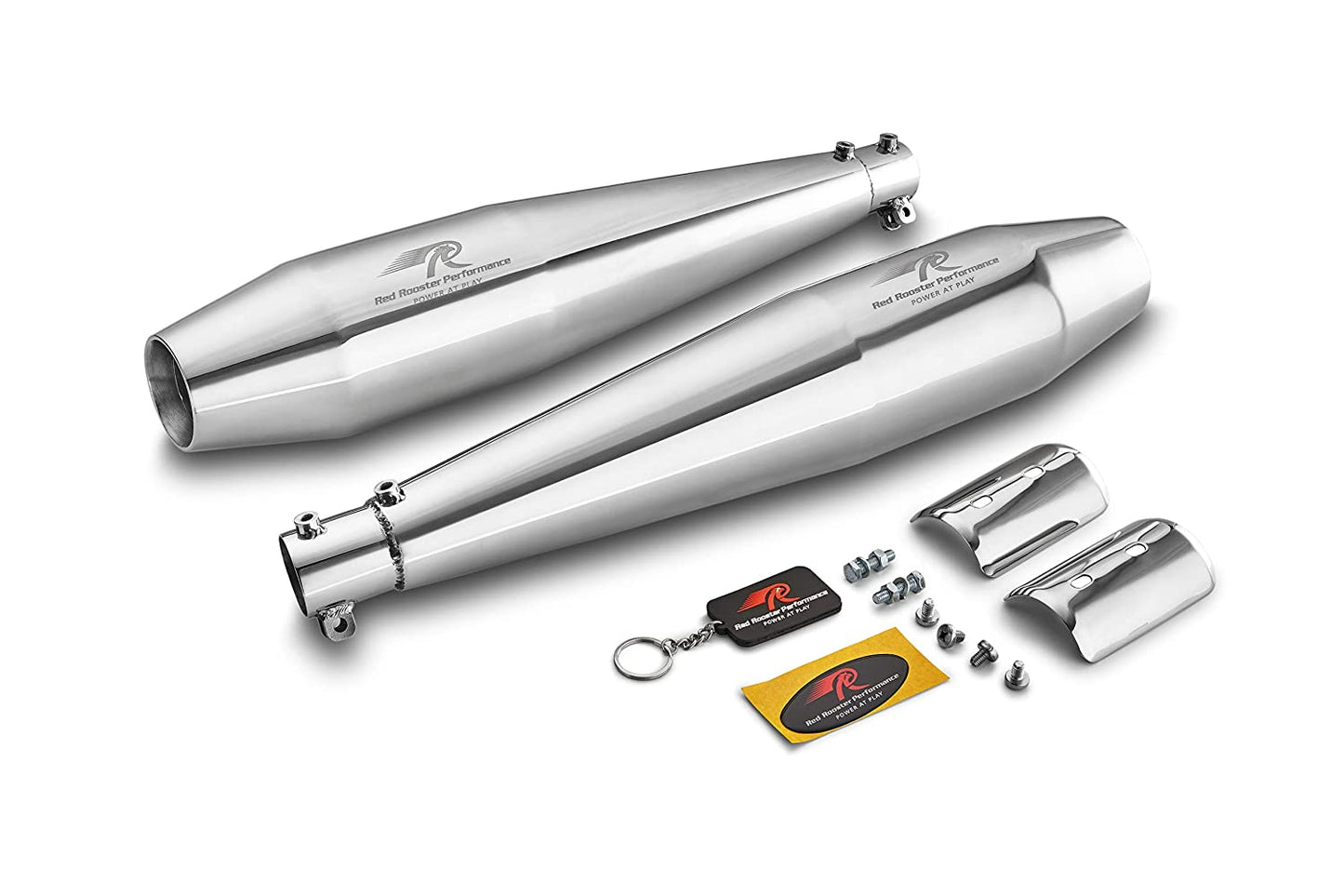 Red rooster performance exhaust for Interceptor 650 /continental GT 650stellar polish