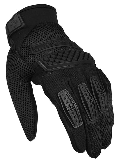 Royal Enfield Urban Hustler (Rover V3) Riding Gloves Black