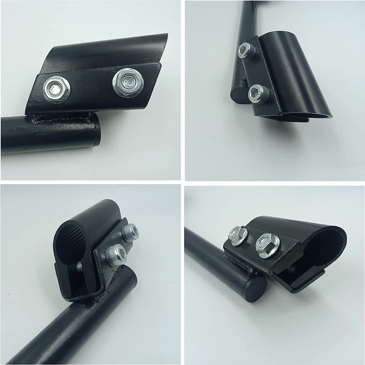 AUTOPOWERZ Universal Adjustable Motorcycle Handlebar Cross Bar for Honda Kawasaki Yamaha (Modify Handlebar Black)