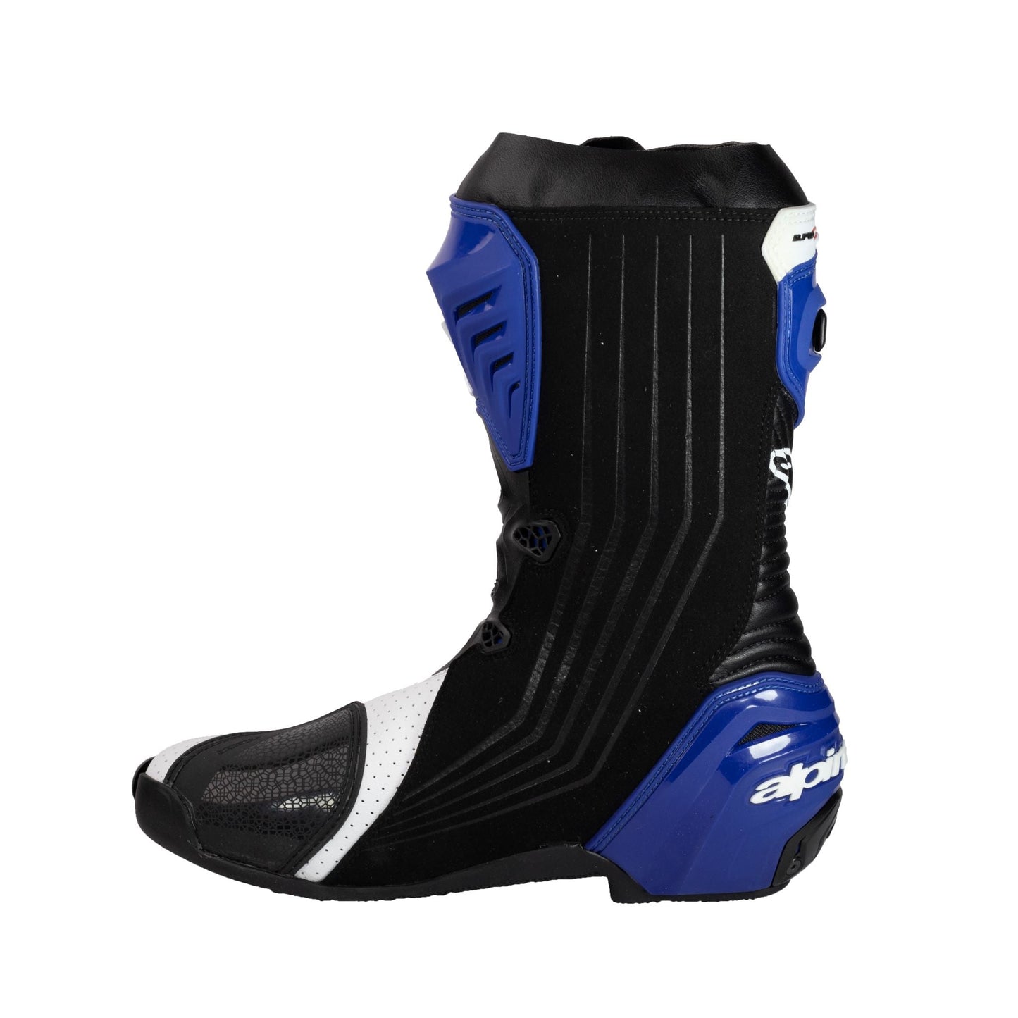 Alpinestars Supertech R Riding Boot Blue White Vented