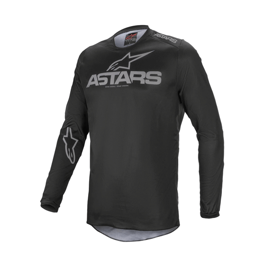 Alpinestars Fluid Graphite Jersey: Black Dark Grey