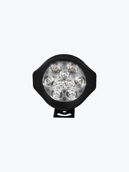 HJG 9 LED Round Fog Light With Shade