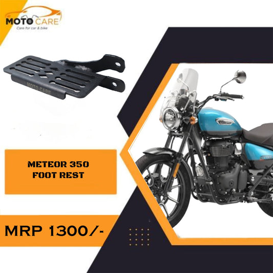 Moto Care Foot Rest Compatible For Royal Enfield Meteor 350