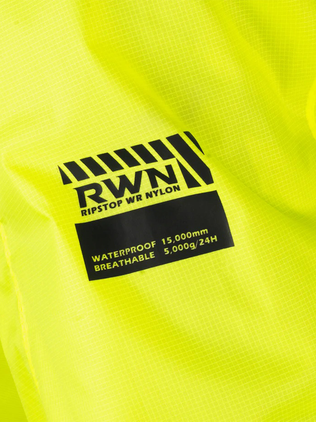 Rynox H2GO Pro 3 Rain Jacket Hi-Viz Green