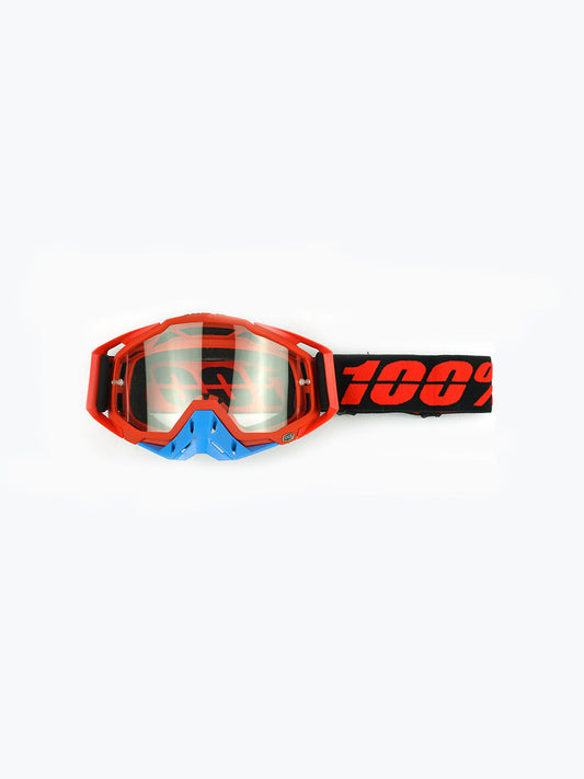 100% Goggles Red Blue Plain Tint