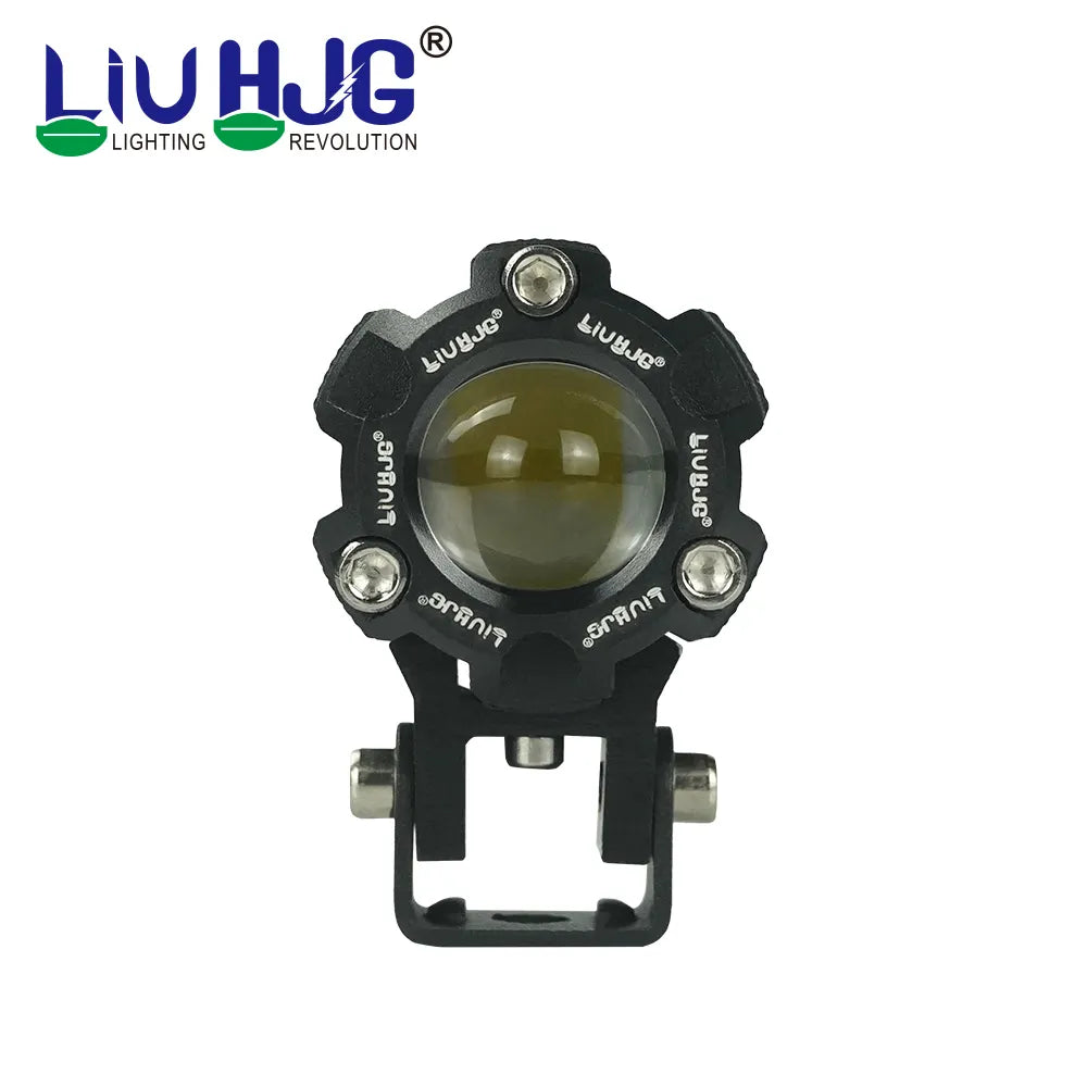 HJG Mini Driving Fog Light for All Motorcycle with wiring harness /Scooter/Jeep  (20w*2) heavy