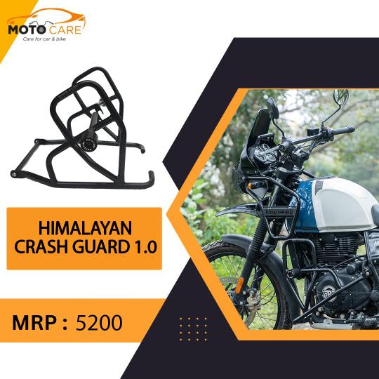 Moto Care Heavy Metal Crash Guard 1.0 For Royal Enfield Himalayan, Scram 411