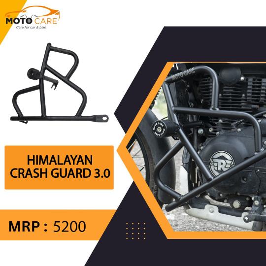 Moto Care Heavy Metal Crash Guard 3.0 For Royal Enfield Himalayan, Scram 411