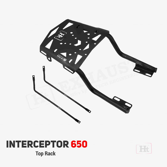 HITECH TOP RACK FOR INTERCEPTOR AND GT 650 – IN 316 / HT EXHAUST