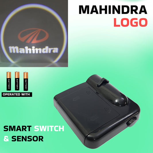 2Pcs Car Door Projection Light with MAHINDRA Logo Compatible with all Mahindra Cars