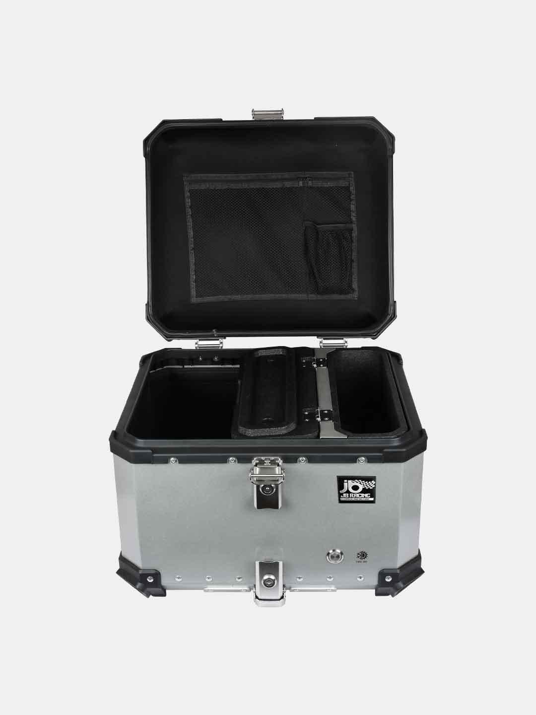 JB Racing 48L Refrigerator Top Case Box-Silver