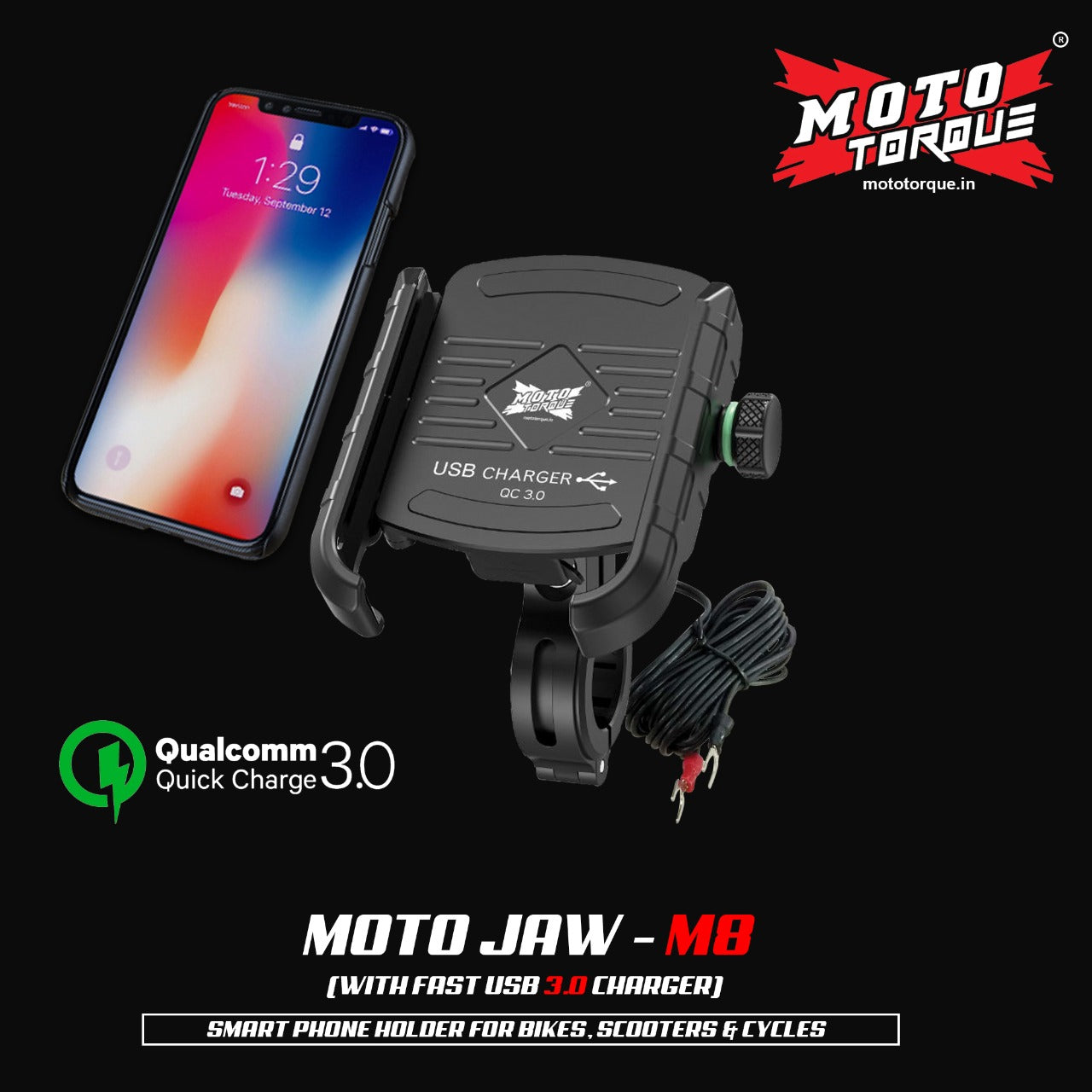 MOTO JAW - M8 3.0 FAST USB CHARGER