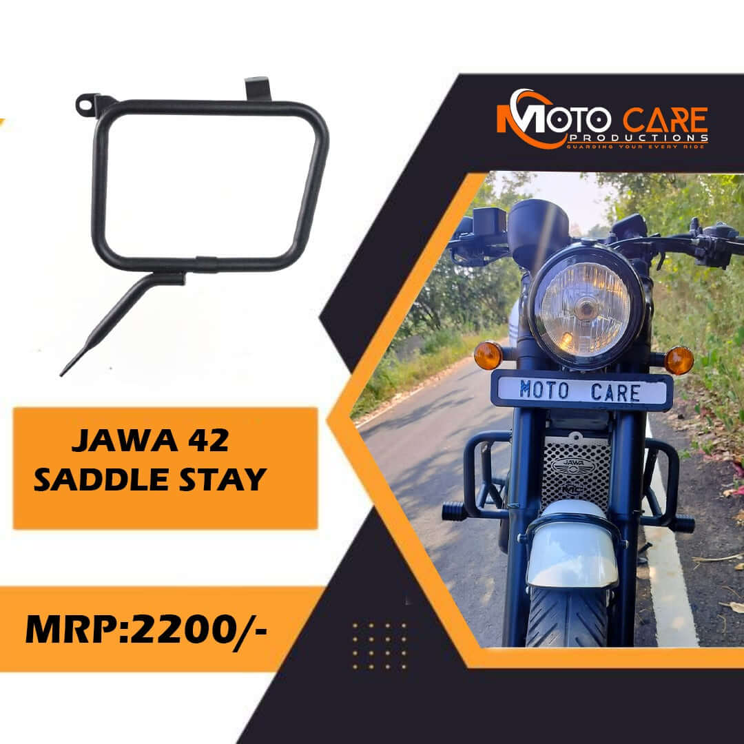 Moto care Saddle Stay For JAWA 42 (Black)