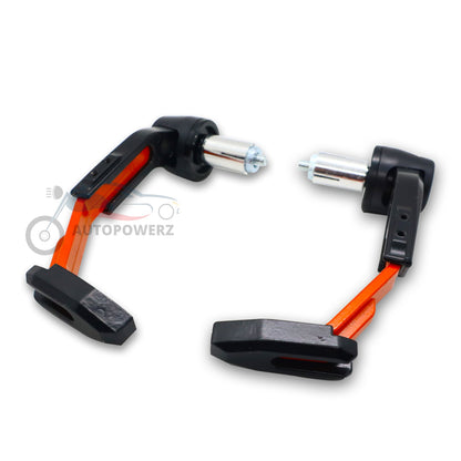 AUTOPOWERZ Universal Bike Lever Protector Guard 7/8" 22mm Brake & Clutch Levers Protector Guard  (Orange)