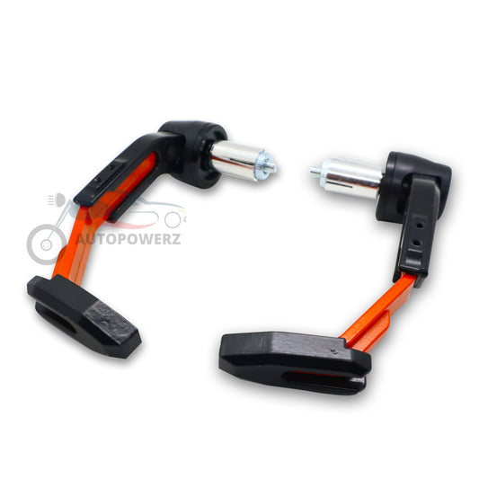 AUTOPOWERZ Universal Bike Lever Protector Guard 7/8" 22mm Brake & Clutch Levers Protector Guard  (Orange)