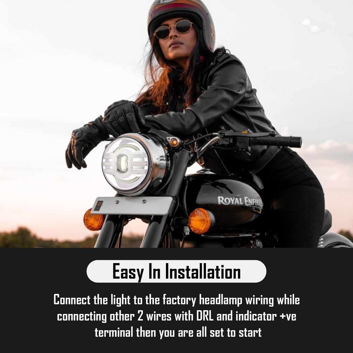 7 inch Led Headlight for Bikes and Cars (60W)