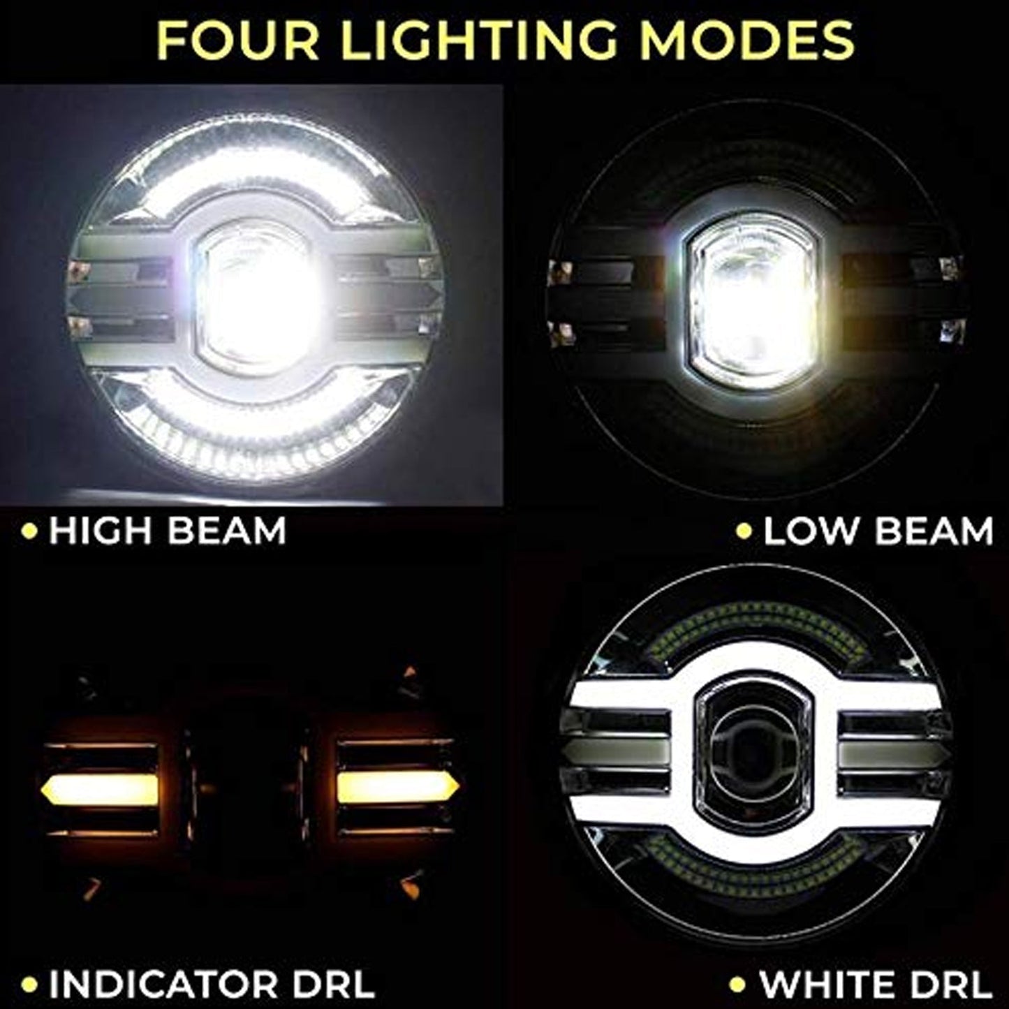 7 inch Led Headlight for Bikes and Cars (60W)