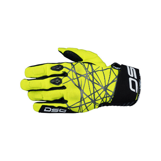 DSG Phoenix Air Riding Glove Yellow Fluo