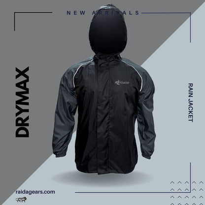 Raida Rain Jacket- Black