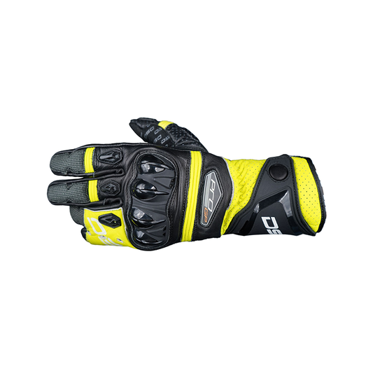 DSG Pro Gp Riding Glove Black Yellow Fluo