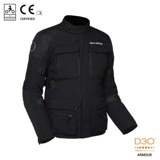 Royal Enfield Nirvik Black Riding Jacket