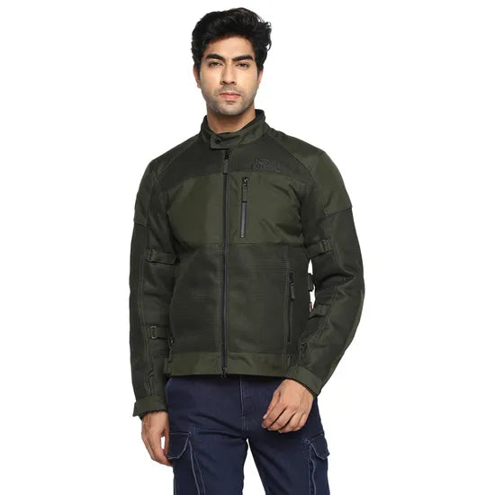 Royal Enfield Windfarer Riding Jacket-Olive