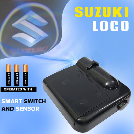 2Pcs Car Door Projection Light with SUZUKI Logo Compatible with all Suzuki Cars