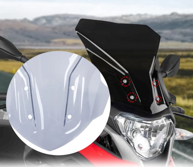 BMW G310 GS Touring pro Windshield | BLACK