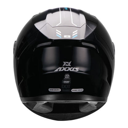 Axxis Segment Solid Black Gloss Helmet